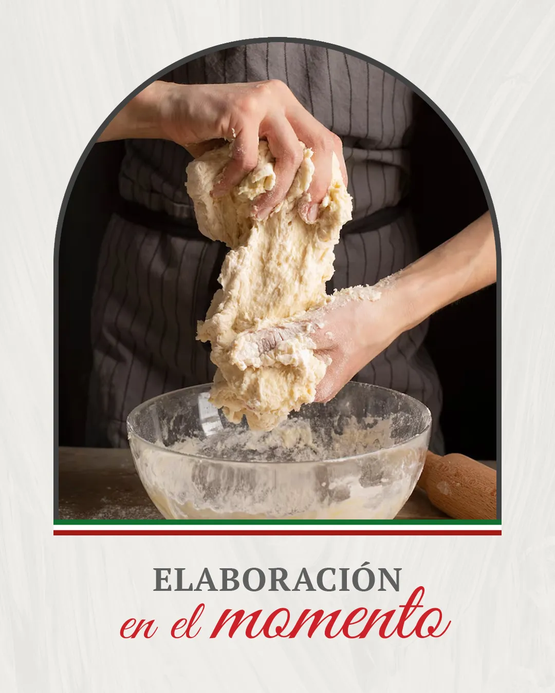 Pieza gastronómica de pastas al momento diseñada para Dicomo